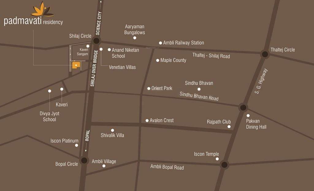 Images for Location Plan of Padmavati Padmavati Residency