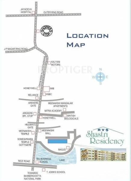 Images for Location Plan of RV Shastri Residencey
