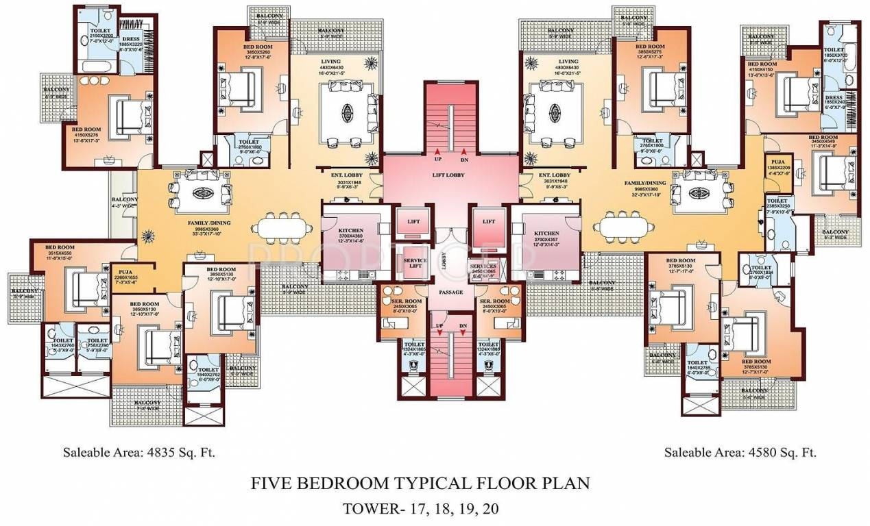  la tropicana Tower 9 Cluster Plan