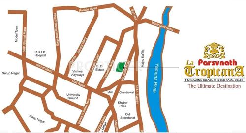  la-tropicana Images for Location Plan of Parsvnath La Tropicana