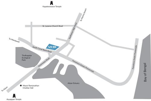  azure-the-oceanique Images for Location Plan of Appaswamy Azure The Oceanique