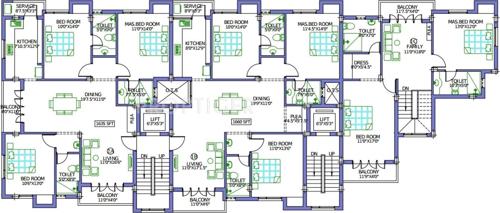 Images for Cluster Plan of Pushkar Gosel Garden