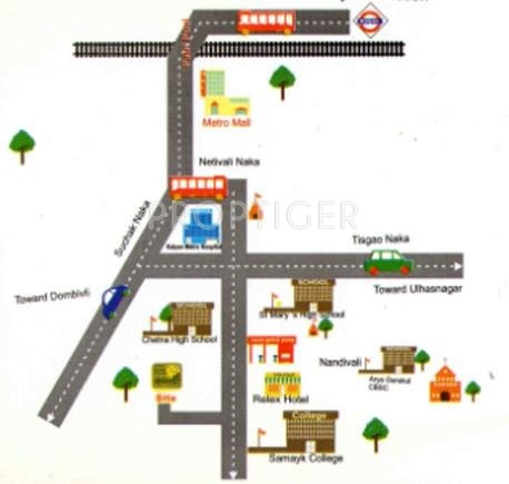 Images for Location Plan of Shree Yogeshwar Yogeshwar Park