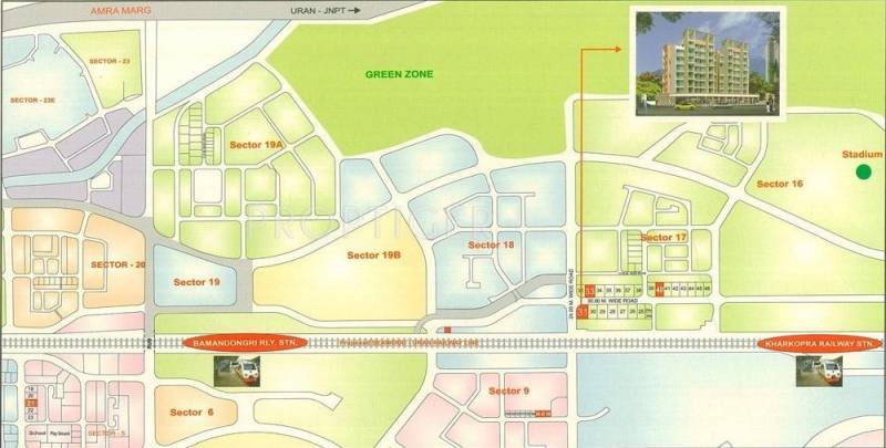 Images for Location Plan of Platinum Om Sai Shrushti