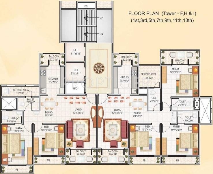 Images for Cluster Plan of Bhagwati Bhagwati Heritage