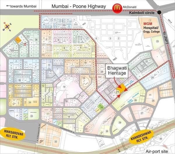 Images for Location Plan of Bhagwati Bhagwati Heritage
