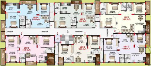Images for Cluster Plan of Golden Opera White House