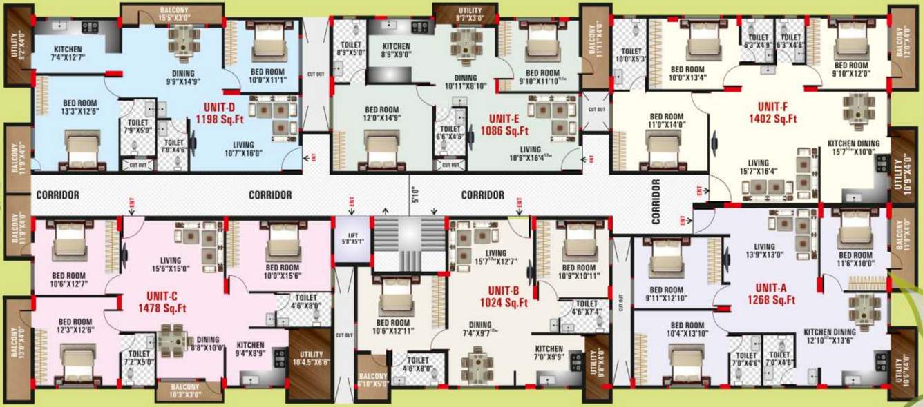 Images for Cluster Plan of Golden Opera White House