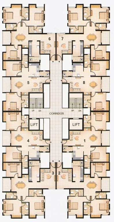  akila heights Images for Cluster Plan of Asvini Akila Heights