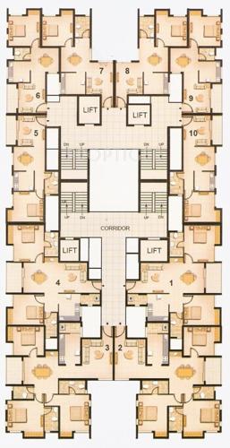  akila-heights Images for Cluster Plan of Asvini Akila Heights