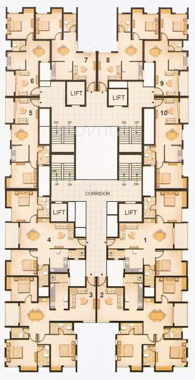  akila heights Images for Cluster Plan of Asvini Akila Heights