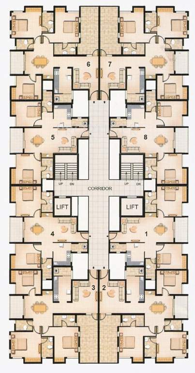  akila heights Images for Cluster Plan of Asvini Akila Heights