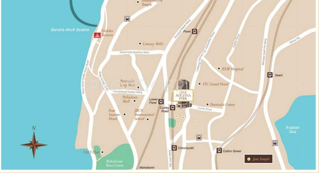  one avighna park Images for Location Plan of Avighna One Avighna Park