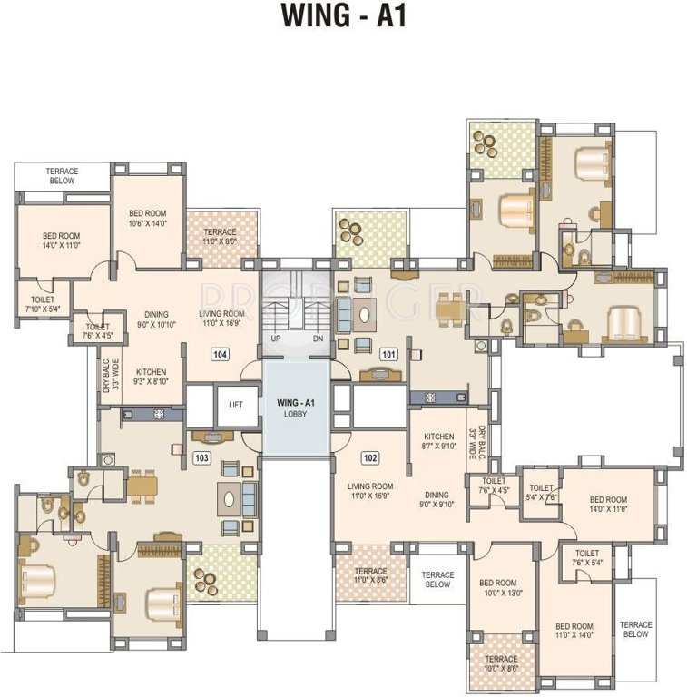 Images for Cluster Plan of Tyagi Uttam Townscapes Elite