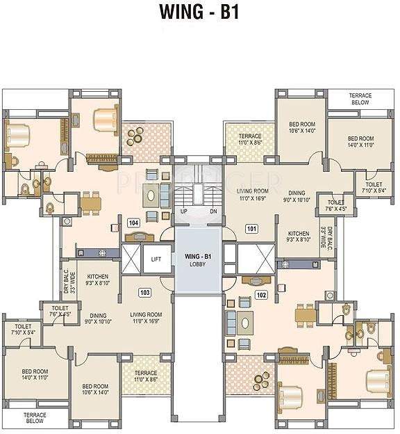 Images for Cluster Plan of Tyagi Uttam Townscapes Elite