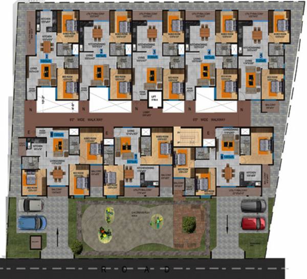 Images for Cluster Plan of Brightwave Sai Balaji Elegance