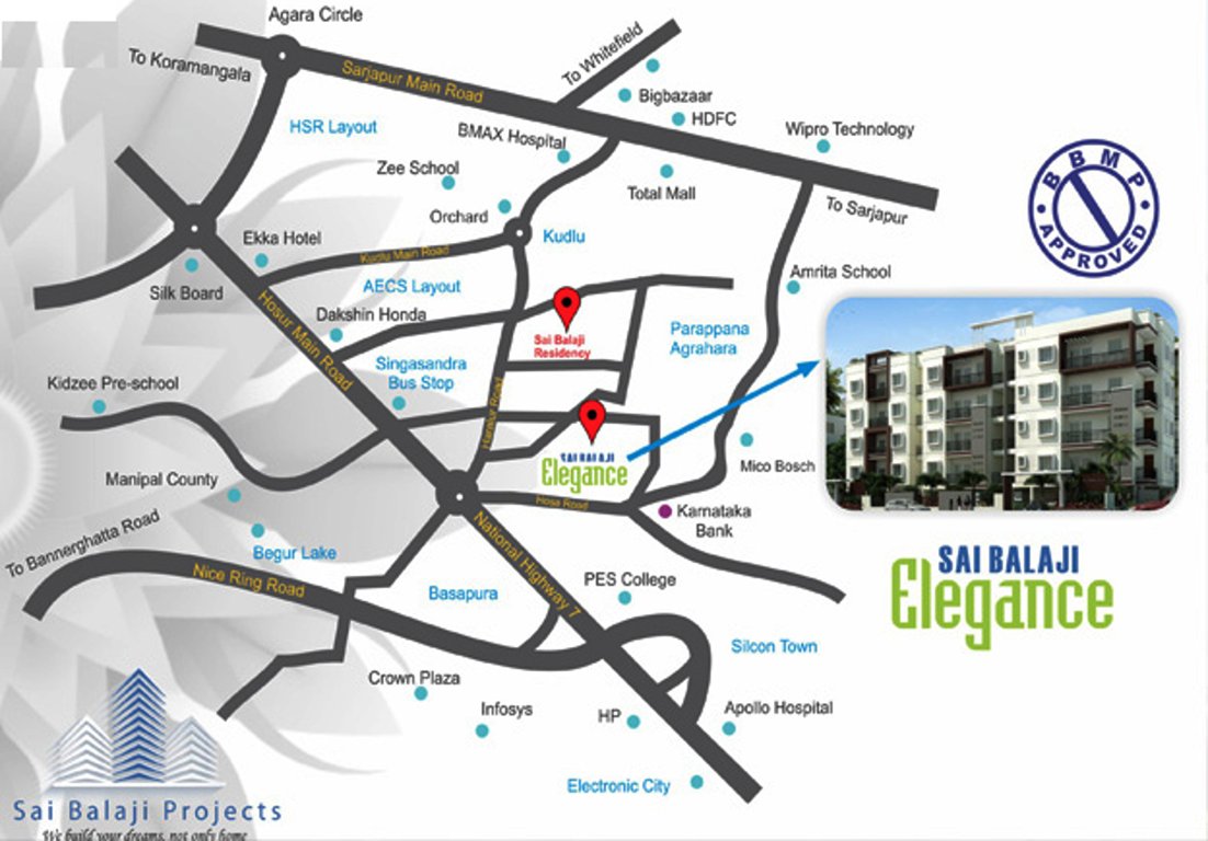 Images for Location Plan of Brightwave Sai Balaji Elegance