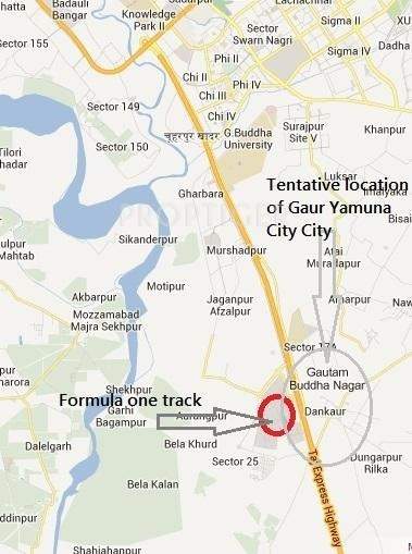 gaur yamuna city Images for Location Plan of Gaursons Gaur Yamuna City