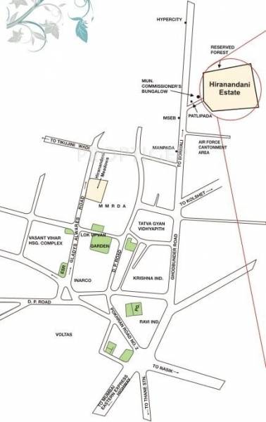 Images for Location Plan of Hiranandani Developers Tribeca Images for Location Plan of Hiranandani Developers Tribeca