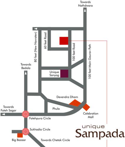  sampada Images for Location Plan of Unique Sampada