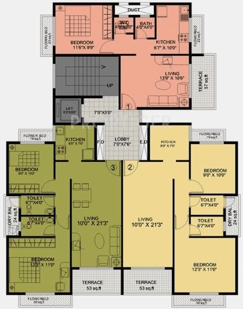 Images for Cluster Plan of Satyam Developers Mumbai Grande