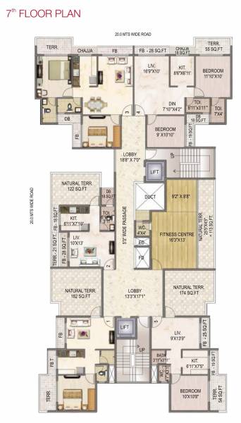  oak-residency Oak Residency Cluster Plan