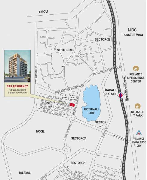  oak-residency Location Plan