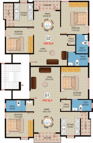 Images for Cluster Plan of Sagar Ventures Regency