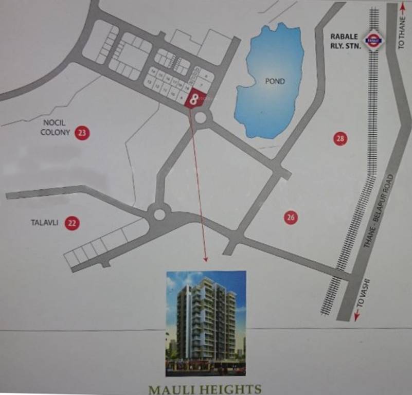 Images for Location Plan of Mangalmurti Mauli Heights