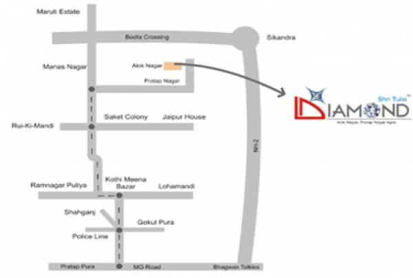 Images for Location Plan of Tulsi Shri Tulsi Diamond