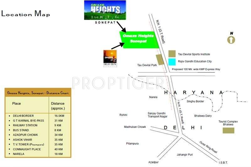 heights Images for Location Plan of Omaxe Heights