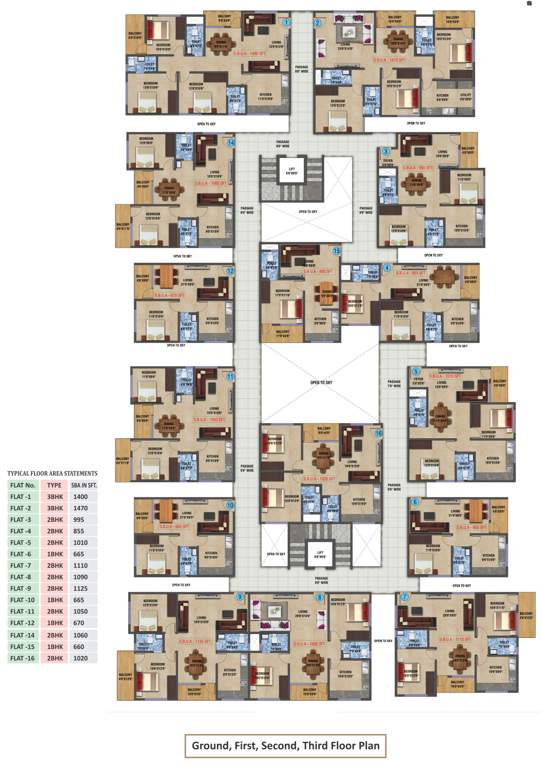  classic Images for Cluster Plan of Archana Classic