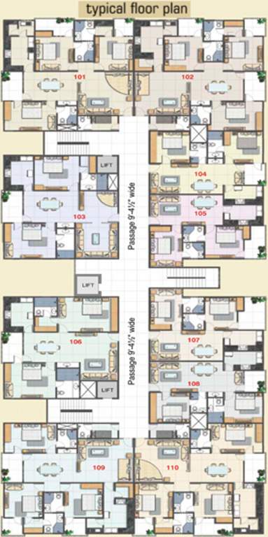 Images for Cluster Plan of Tulsi Shri Tulsi Sky City