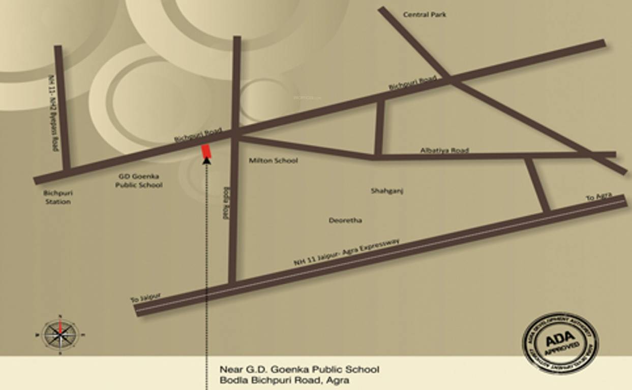 Images for Location Plan of Tulsi Shri Tulsi Sky City
