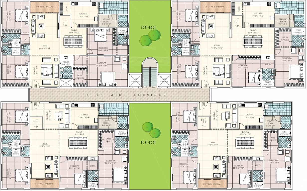 Images for Cluster Plan of Balaji Harbour Park