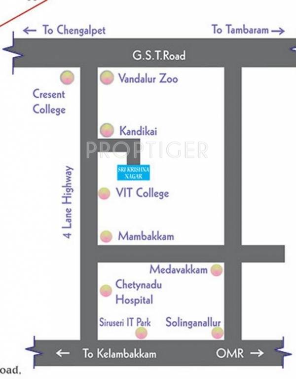 Images for Location Plan of Gita Sri Krishna Nagar