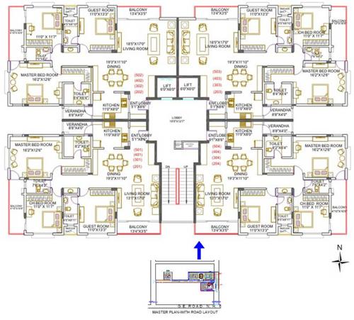 Images for Cluster Plan of Sunita Lotus And Lilly Images for Cluster Plan of Sunita Lotus And Lilly