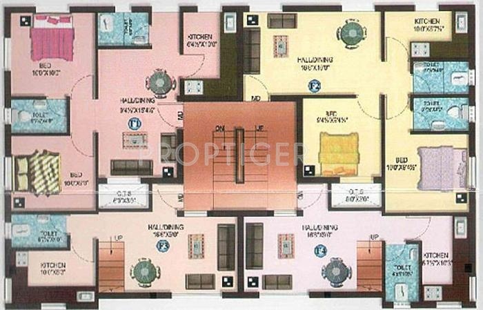 Images for Cluster Plan of Amraa Properties Pashas Residency