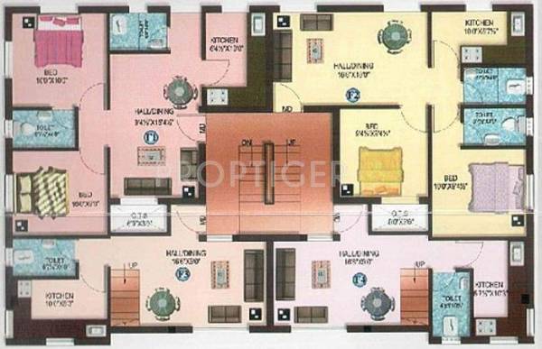 Images for Cluster Plan of Amraa Properties Pashas Residency
