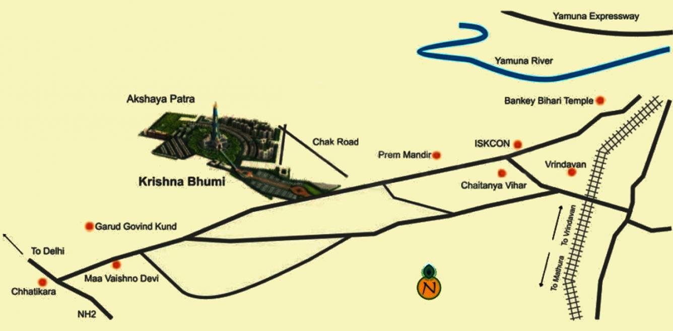 Images for Location Plan of Infinity Krishna Bhumi