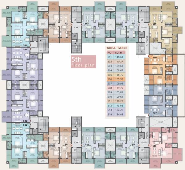  elements Images for Cluster Plan of Shantilal Elements