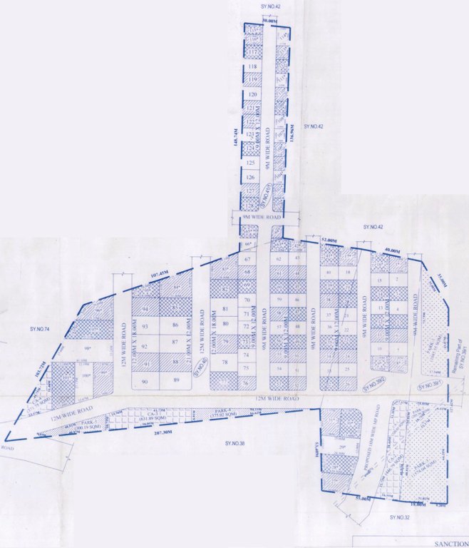 Images for Layout Plan of Akshaya Prakruthi Brindavana