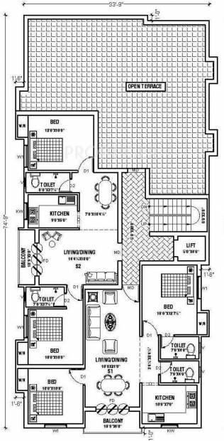 Images for Cluster Plan of AP AP Meenakshi Sankaran Castle