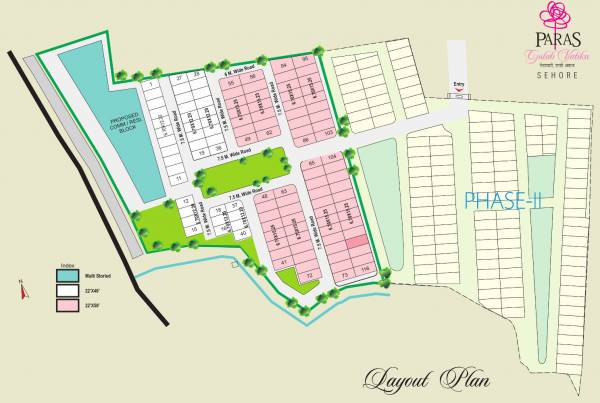 Images for Layout Plan of Paras Lifestyles Gulab Vatika Villa
