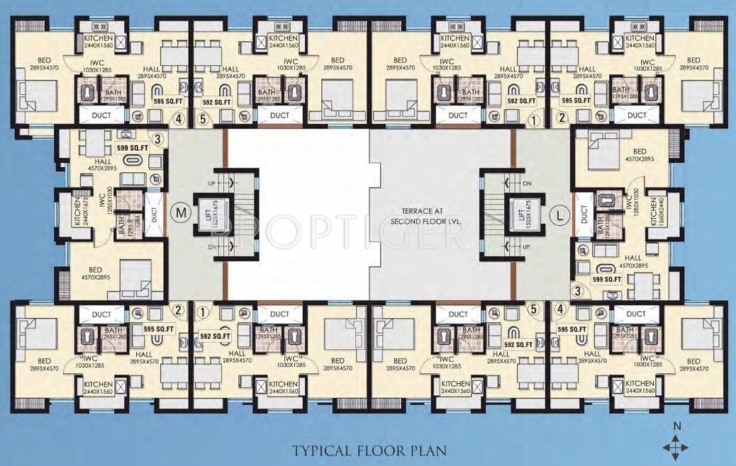 Images for Cluster Plan of Navin Jayaram Gardens