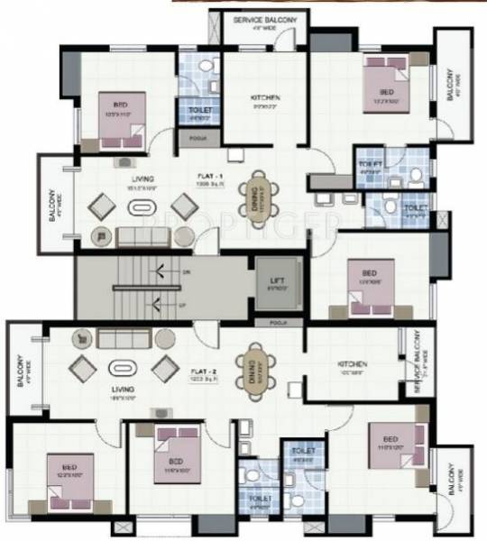 Images for Cluster Plan of Navin Krishna Gokulam