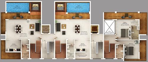 Images for Cluster Plan of Rio Luxury Homes Sky Villas