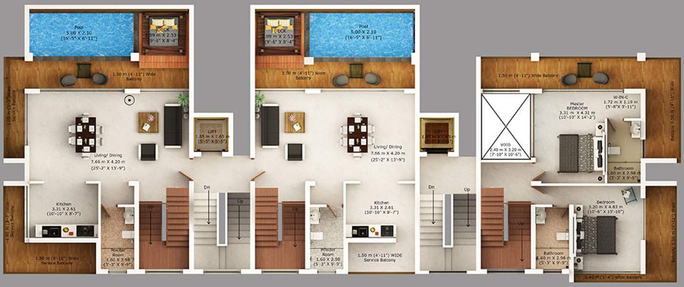 Images for Cluster Plan of Rio Luxury Homes Sky Villas