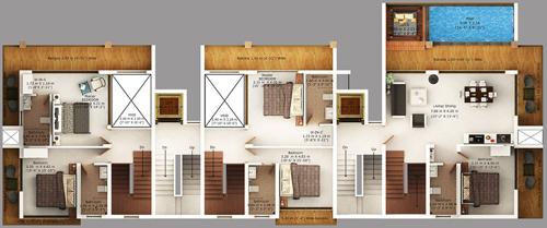 Images for Cluster Plan of Rio Luxury Homes Sky Villas