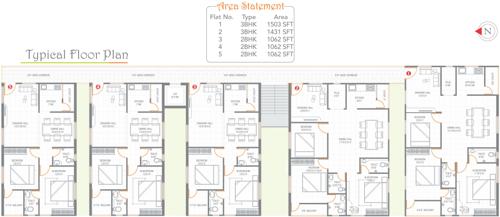 Images for Cluster Plan of Vin And Vin Constructions The Park Residency